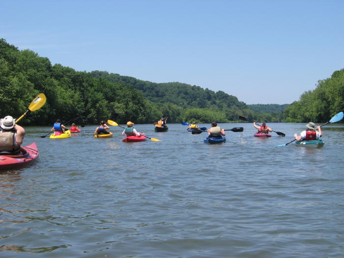 the Kiski out of Saltsburg heading toward Avonmore